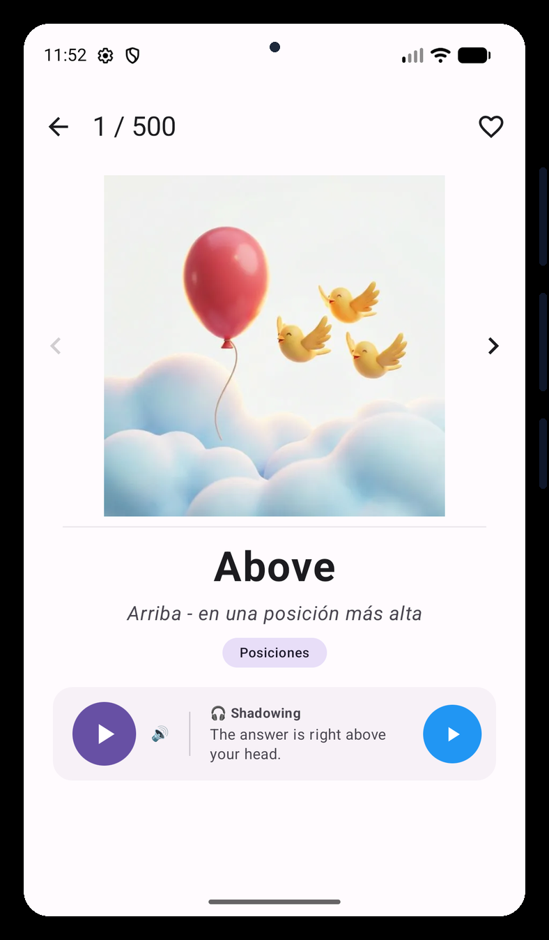 Mockup de 3000 Flashcards Inglés