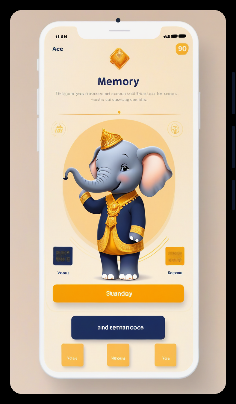 Mockup de Memoria de Elefante